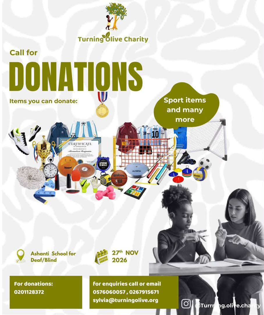 Donation Drive — Sports Equipment
